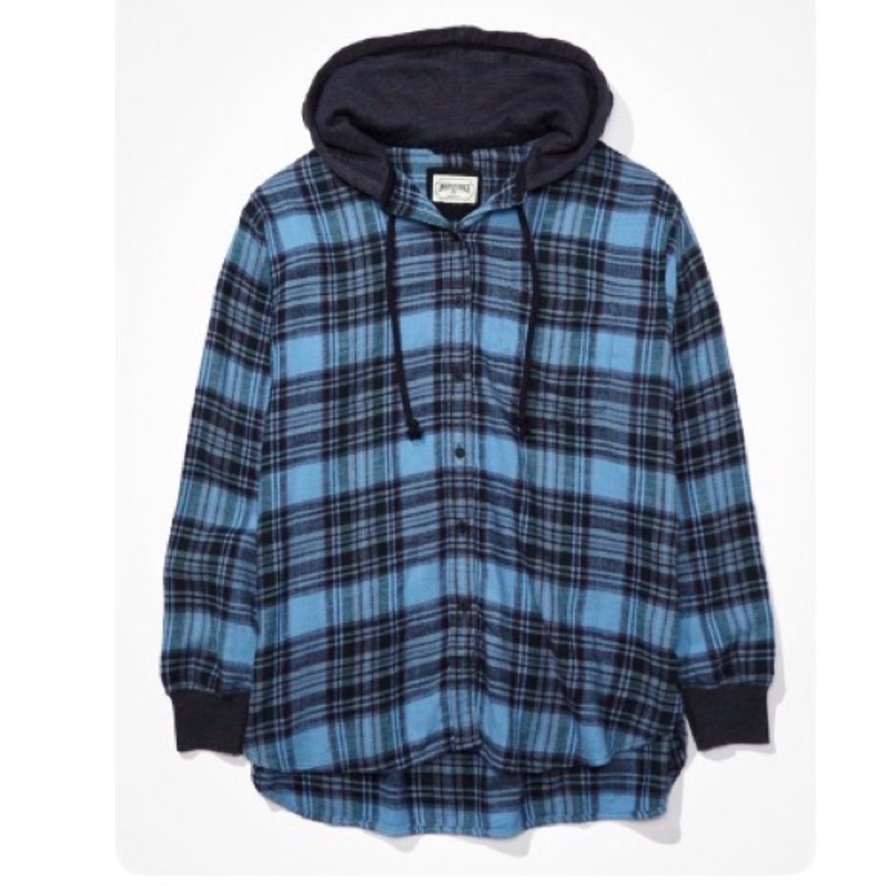 AE Oversized Hoodie Flannel